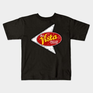 Hello Tomorrow! The Vista Motor Lodge Logo Kids T-Shirt